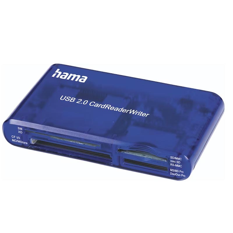 HAMA USB Card Reader, 35-in-1 Speicherkarten Lesegerät