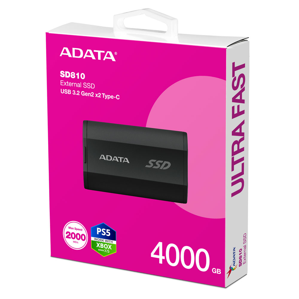 ADATA SD810 Externe SSD 4TB