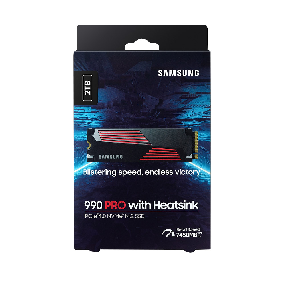 Samsung 990 PRO MZ-V9P2T0CW M.2 2280 PCIe 4.0 x4 NVMe interne SSD 2 TB