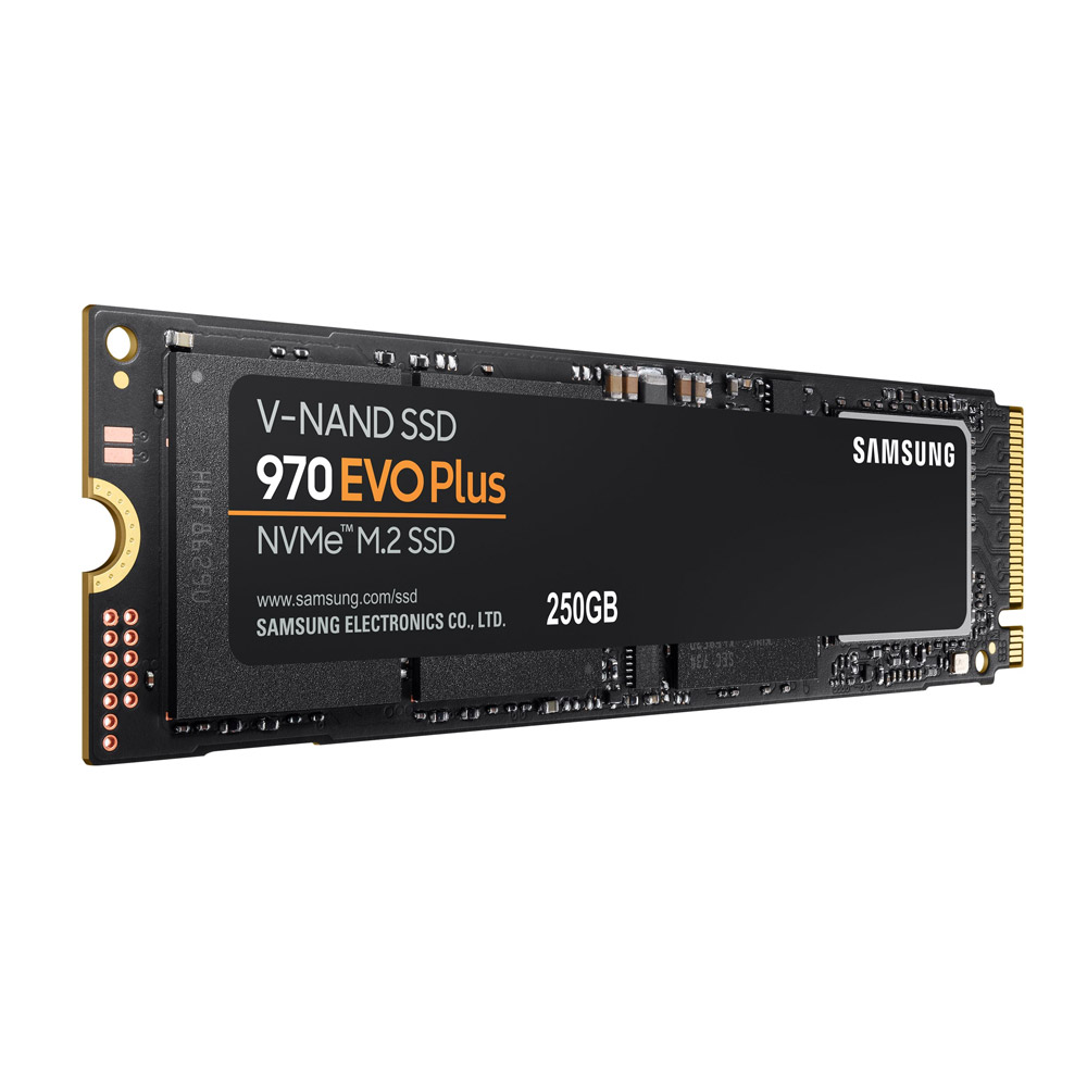 Samsung 970 EVO Plus MZ-V7S250BW M.2 2280 PCIe 3.0 x4 NVMe interne SSD 250 GB