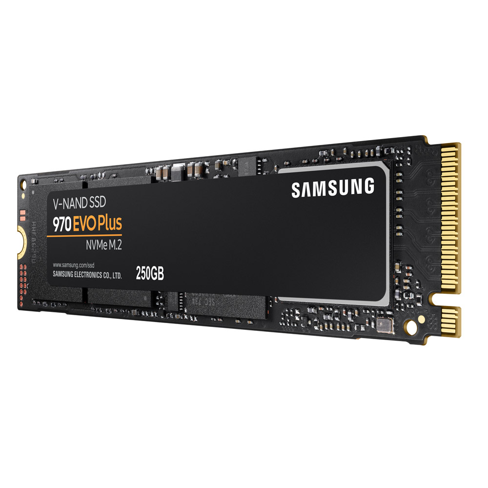 Samsung 970 EVO Plus MZ-V7S250BW M.2 2280 PCIe 3.0 x4 NVMe interne SSD 250 GB