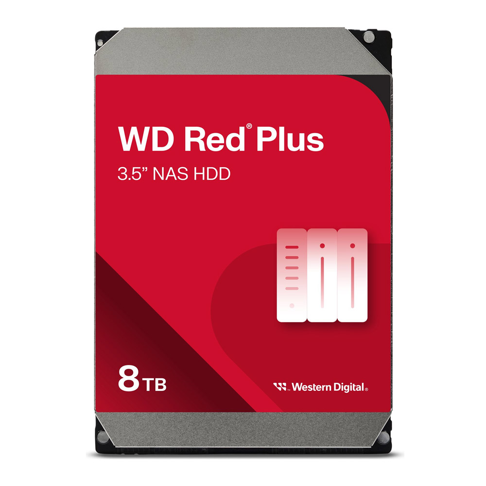 WD Red Plus WD80EFPX NAS-Festplatte 8TB