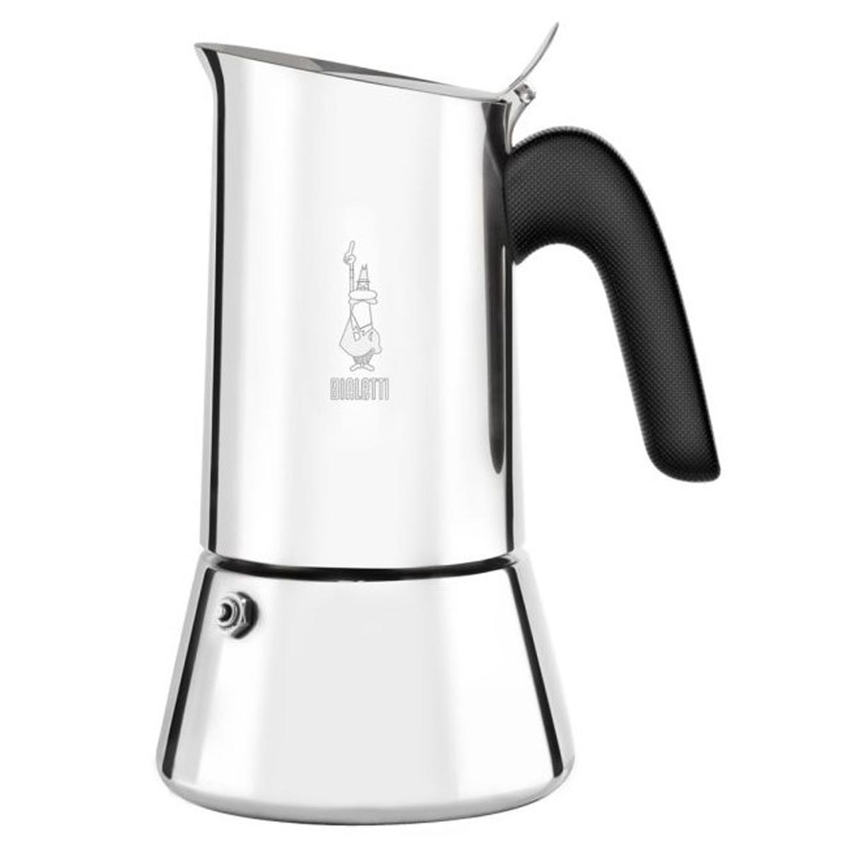 Bialetti Venus Induction Espressokocher 4 Tassen silber