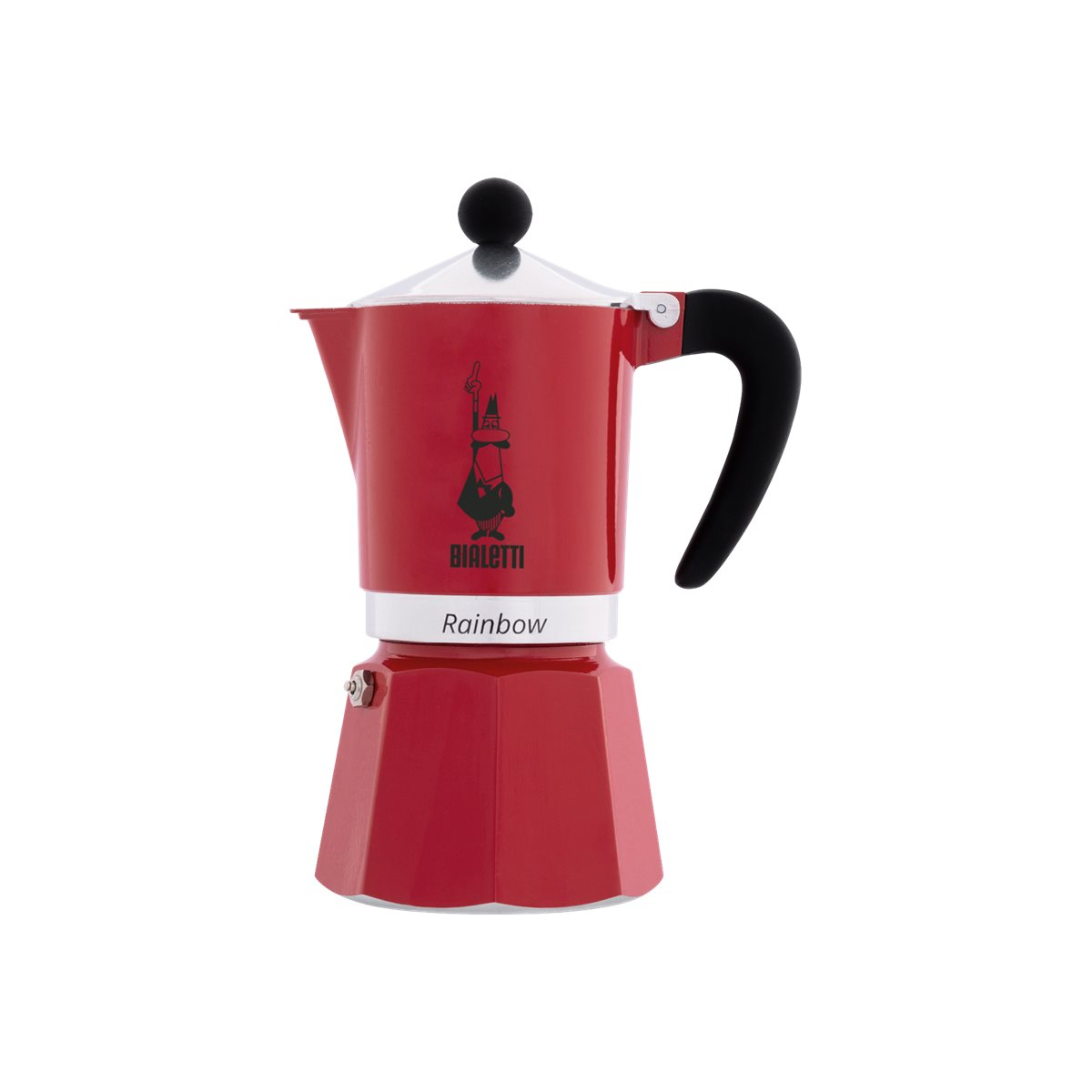 Bialetti Rainbow Espressokanne rot