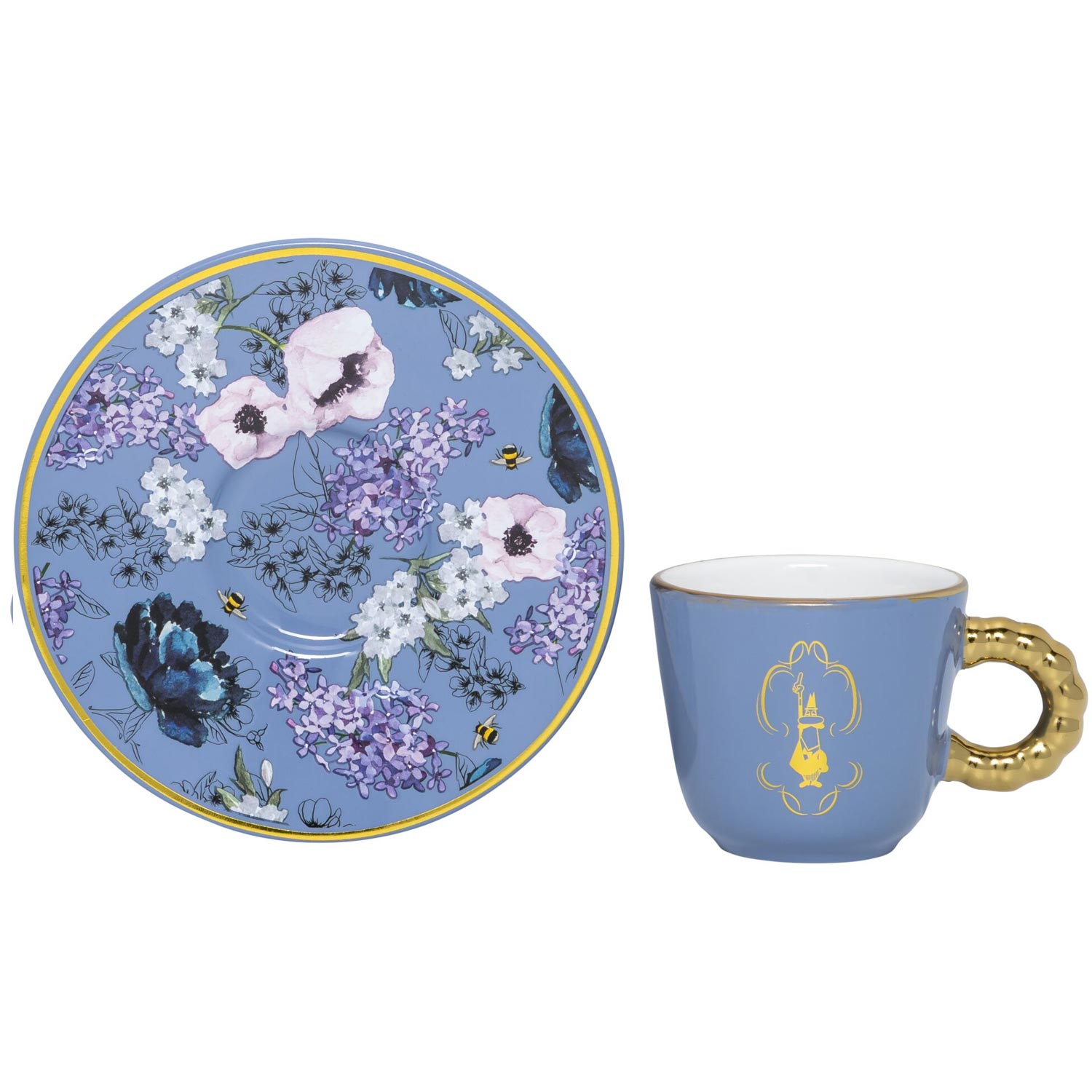 Bialetti Bridgerton Set 2 Tassen + Unterteller