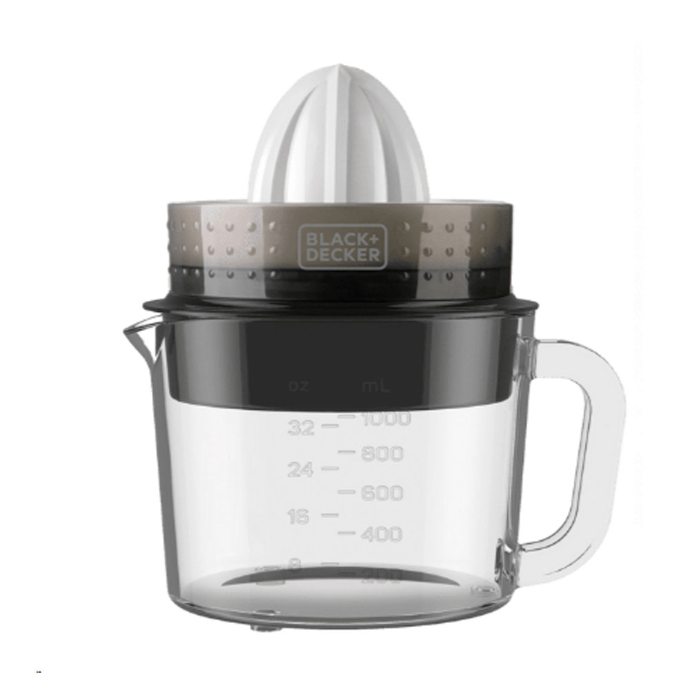 Black + Decker BXCJ30E Zitruspresse weiß/transparent
