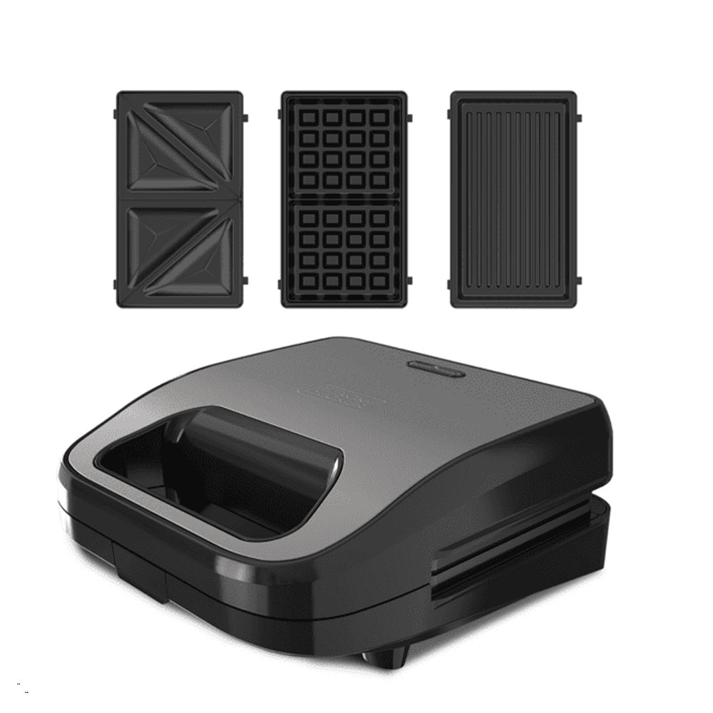 Black + Decker BXSA754E 3-in-1 Sandwichmaker 750W