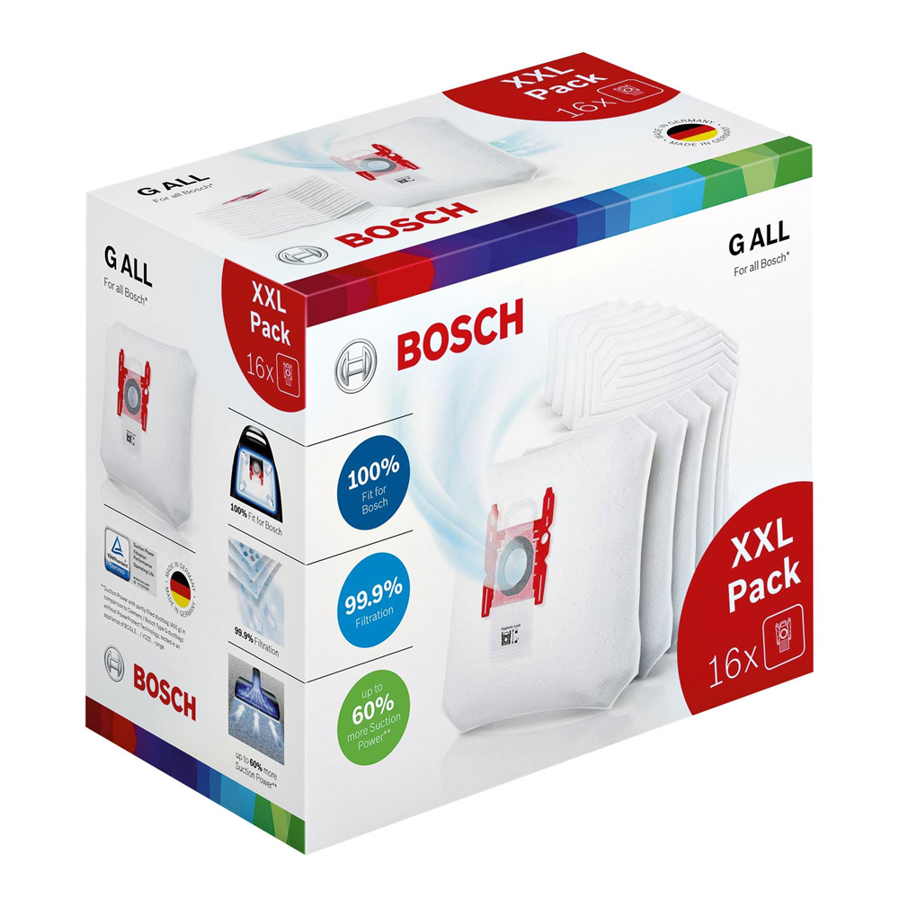 Bosch BBZ16GALL 16x Staubsaugerbeutel Typ G ALL