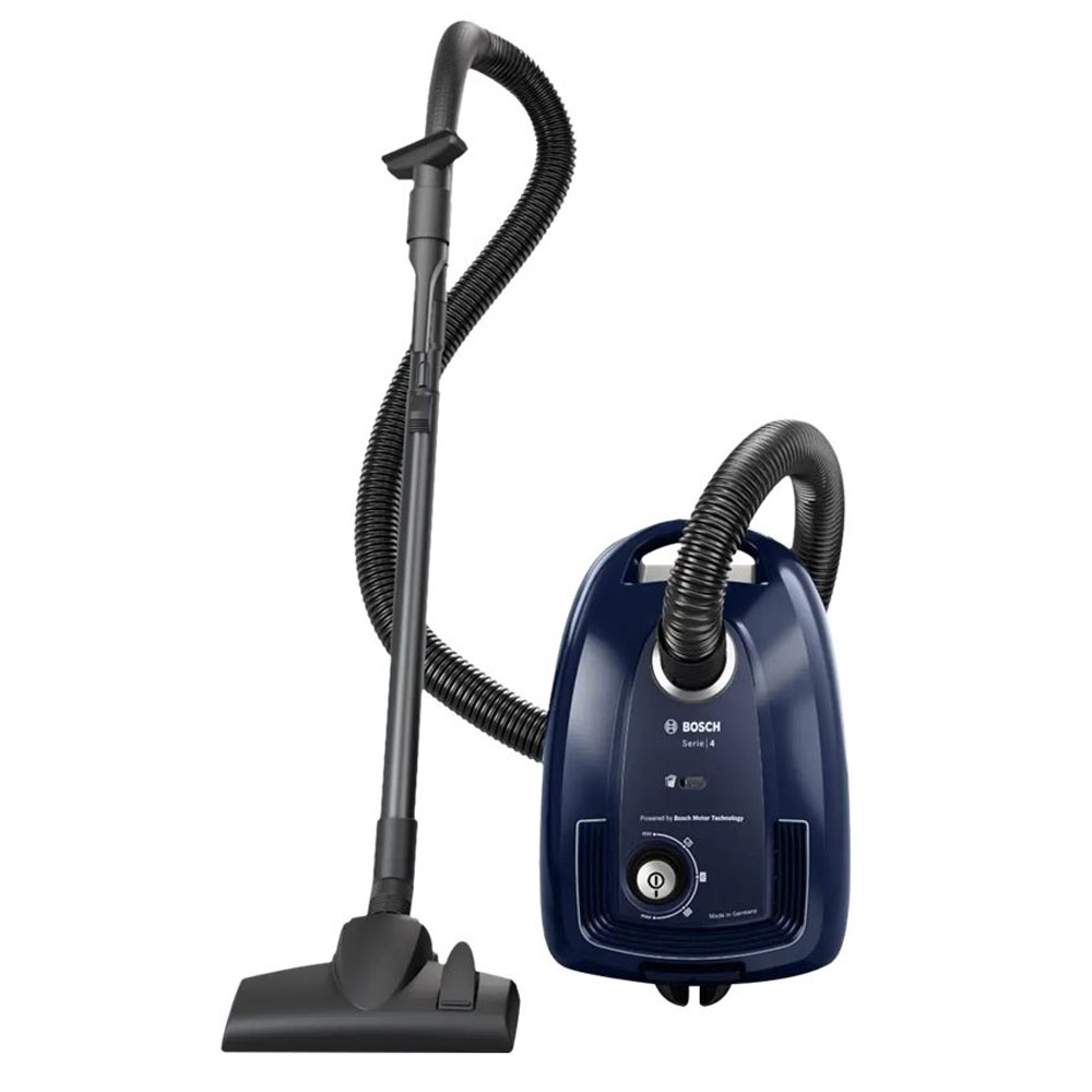 Bosch Serie 4 BGD38BU2 Staubsauger mit Beutel 600W (Hygiene-Filter, 10 Jahre Motor, mit Zubehör)