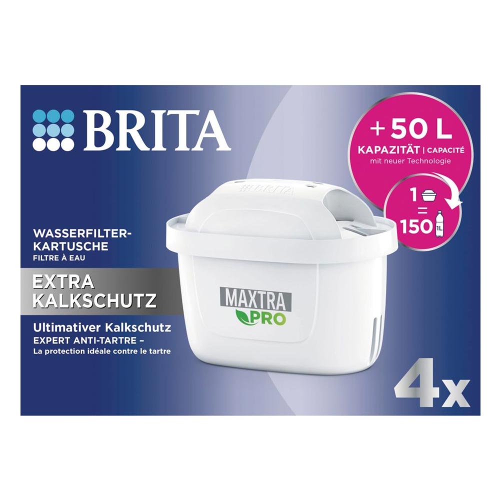 Brita MAXTRA PRO Wasserfilter Kartusche 4er Pack