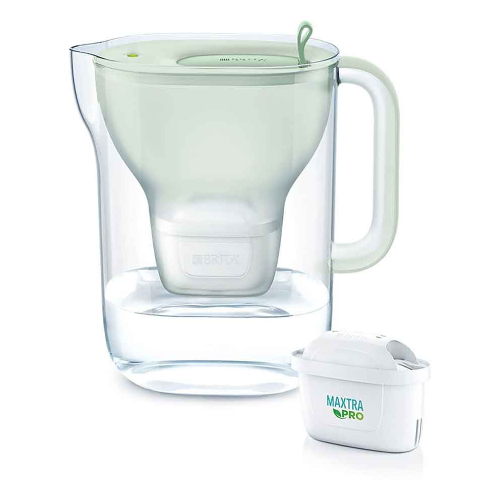 Brita Style eco inkl. 1 MAXTRA PRO All-in-1 Wasserfilter hellgrün