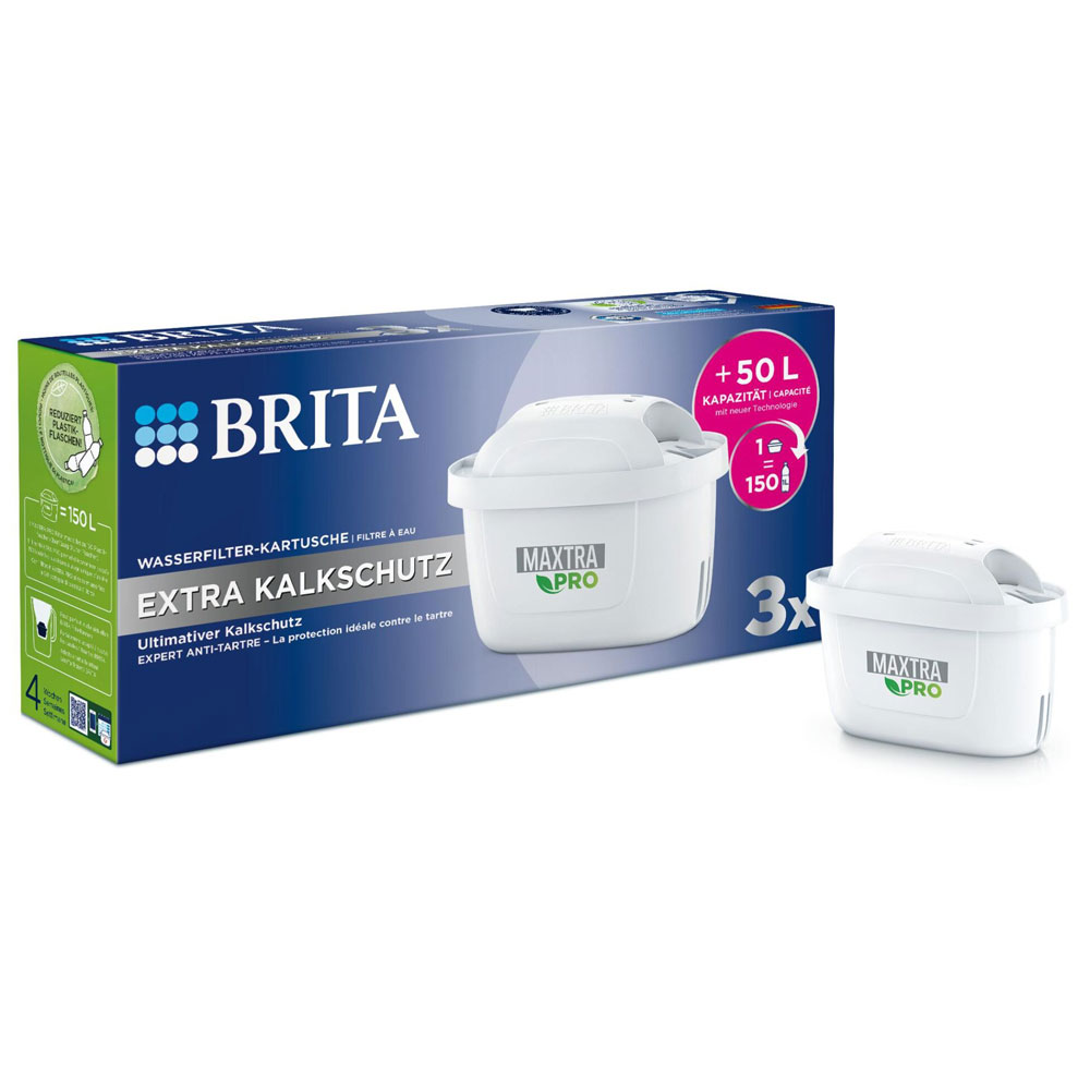 Brita Wasserfilter-Kartusche Maxtra Pro Extra Kalkschutz 3er Pack