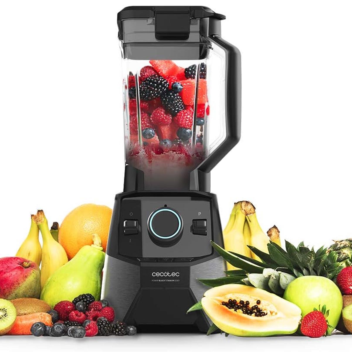 Cecotec Power Black Titanium 2000 Pro Standmixer 2000W schwarz