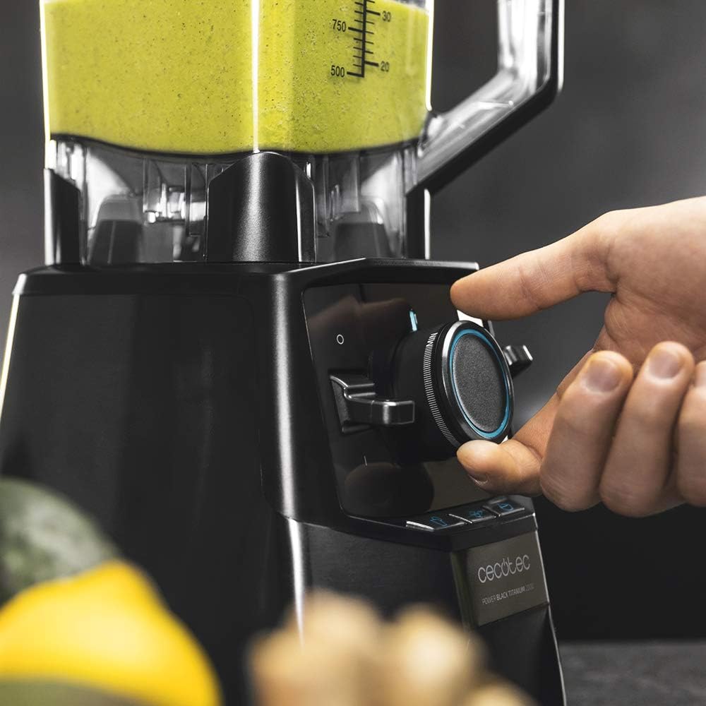 Cecotec Power Black Titanium 2000 Pro Standmixer 2000W schwarz