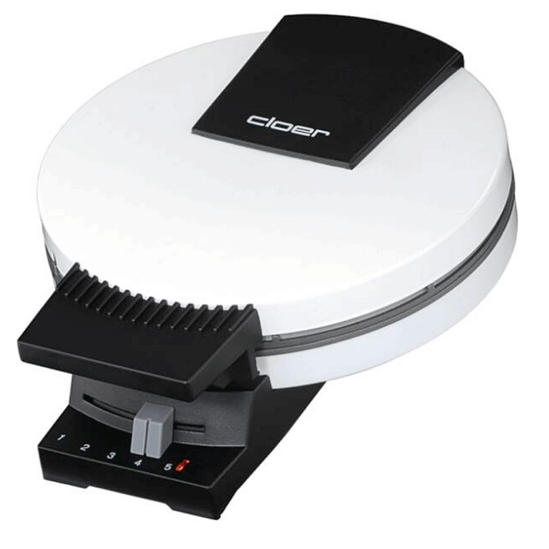 Cloer 181 Waffeleisen für eine Herzwaffel weiß