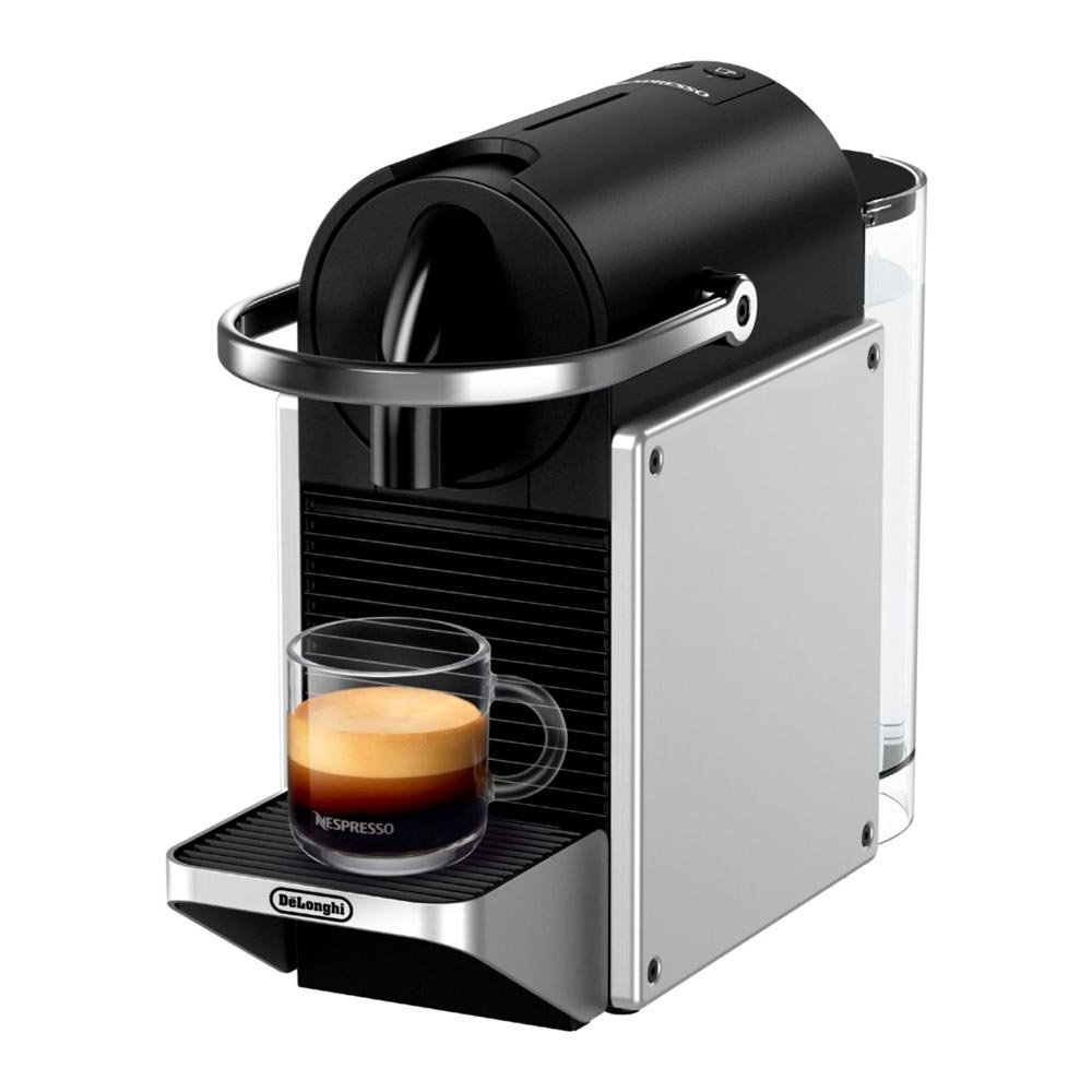 DeLonghi Pixie EN127.S Kaffekapselmaschine silber/schwarz