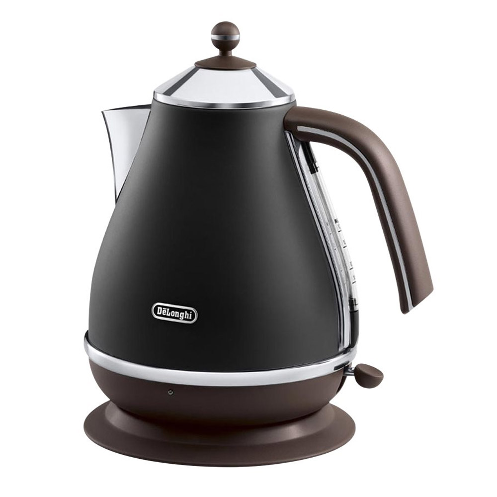 DeLonghi KBOV2001.BK Wasserkocher Icona Vintage schwarz