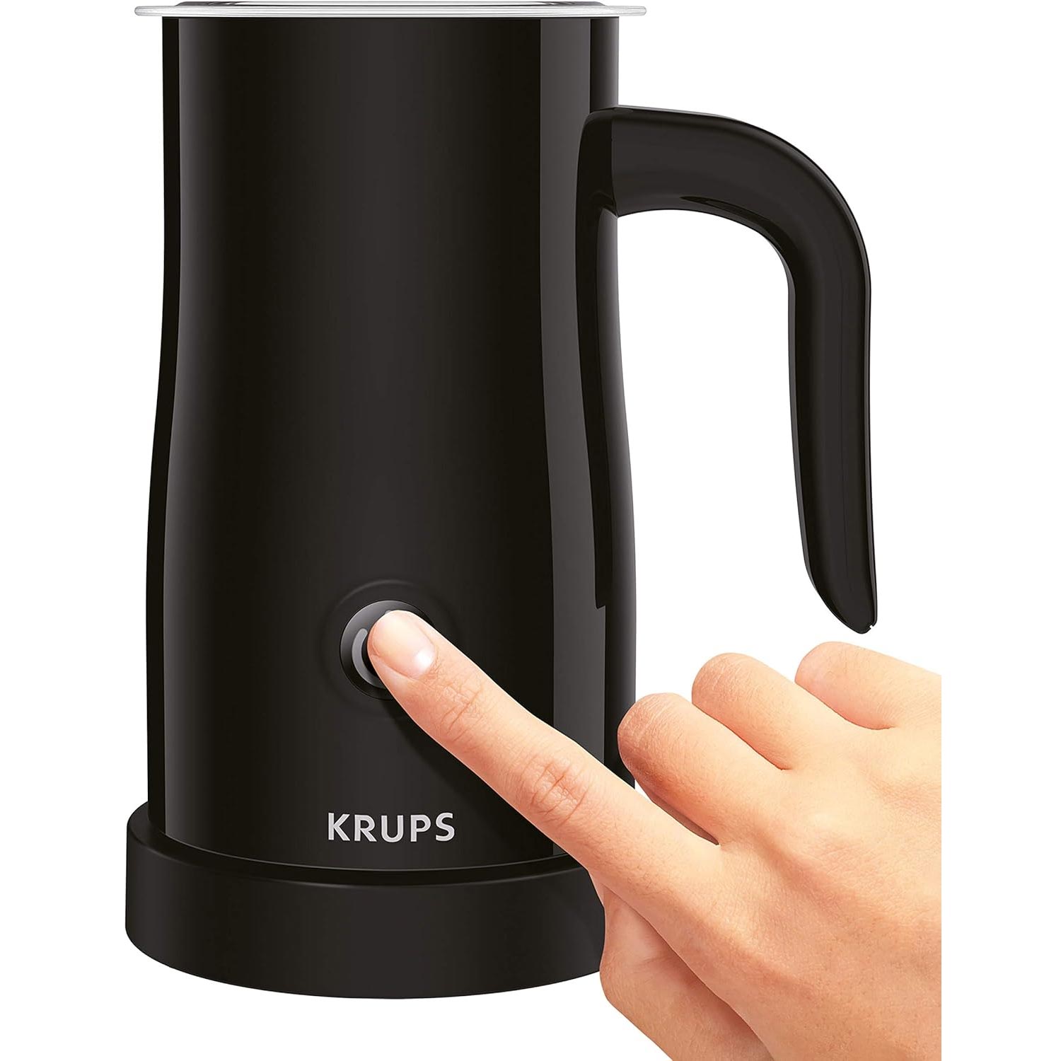 Krups XL1008 Elektrischer Milchaufschäumer schwarz