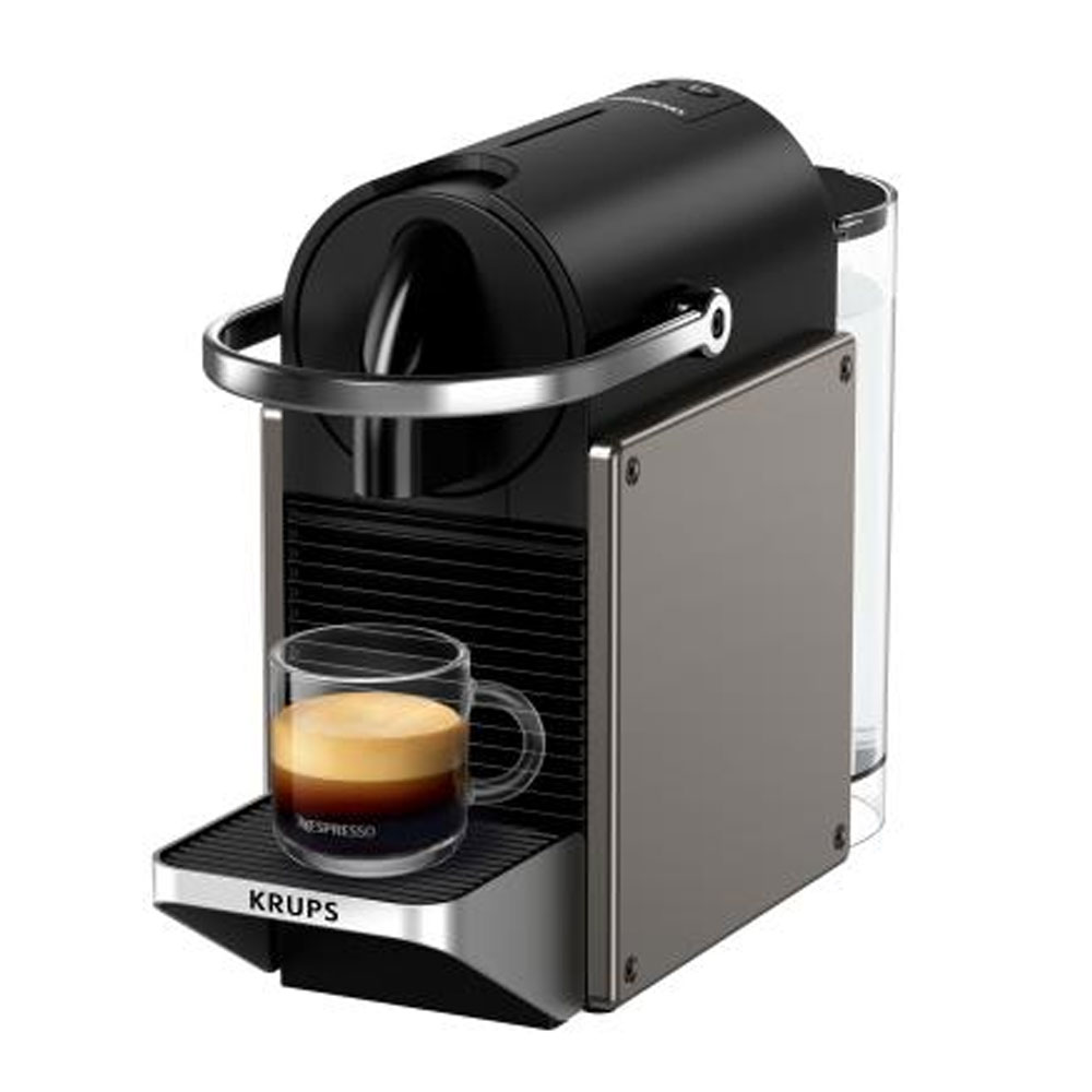 Krups XN306T Nespresso Pixie Kapsel-Automat titan