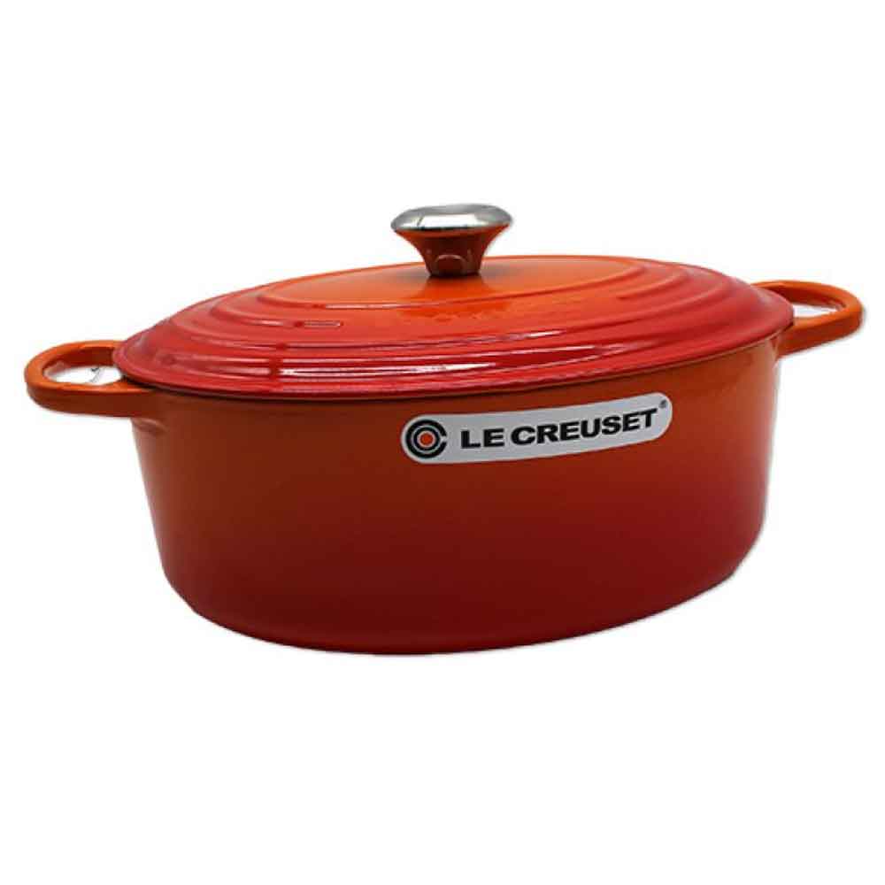 Le Creuset Signature Bräter oval 31 cm ofenrot