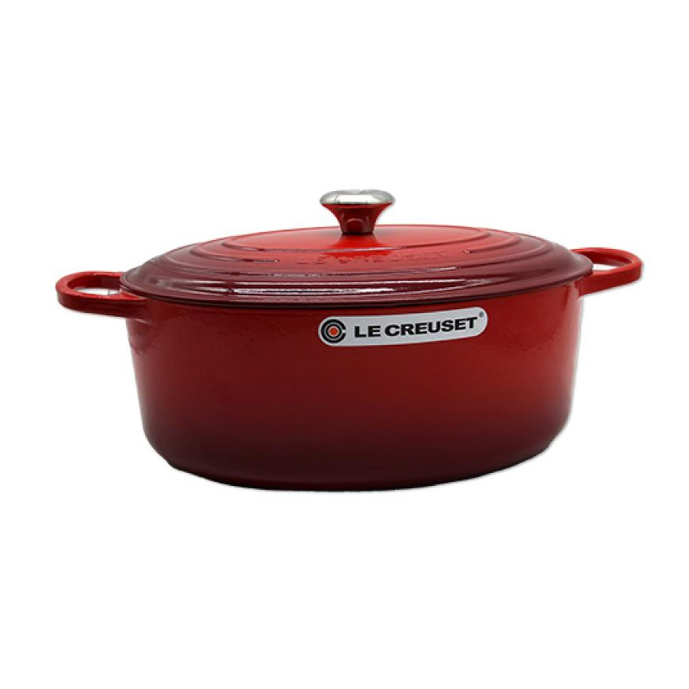 Le Creuset Signature Bräter oval 35 cm kirschrot