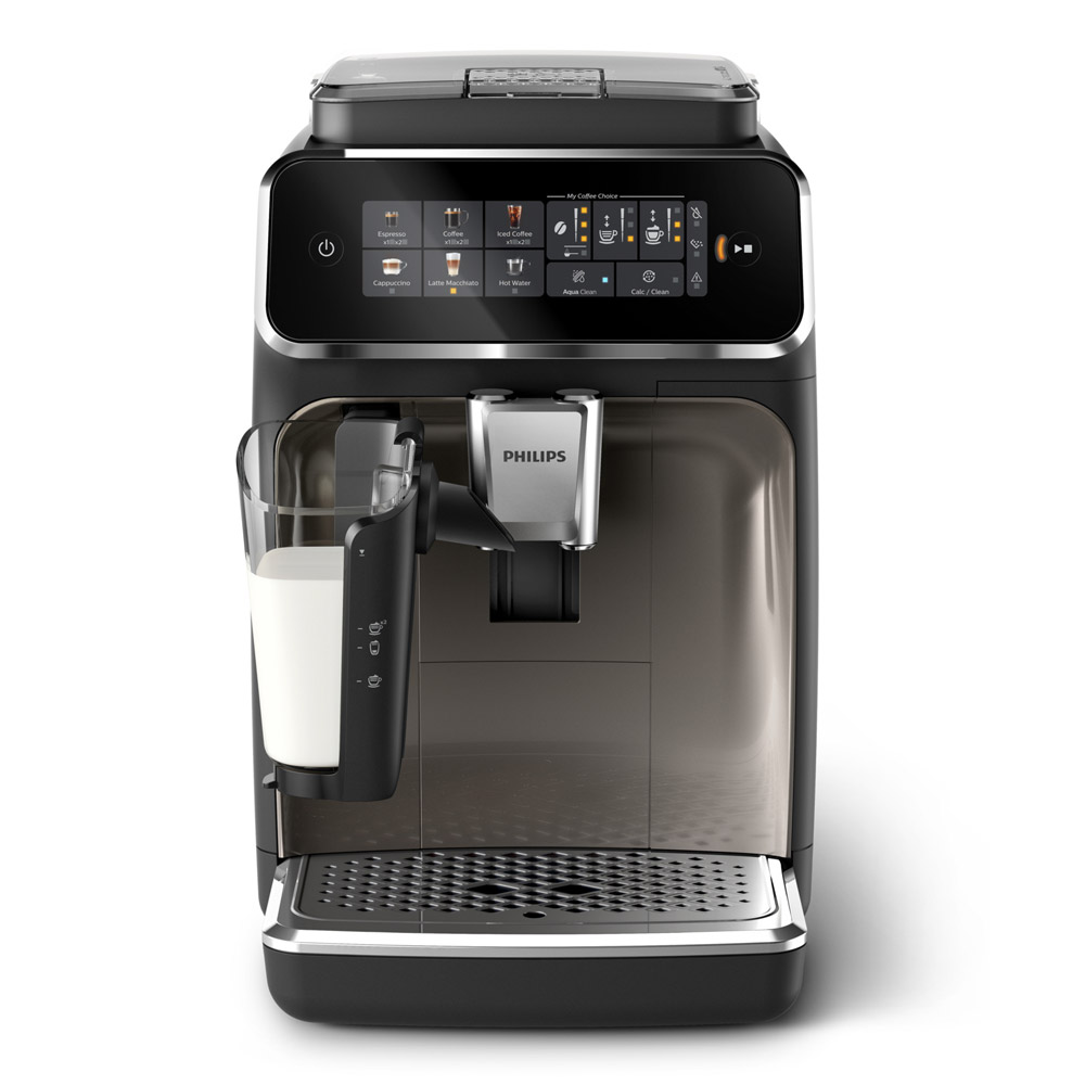 Philips EP3347/90 Serie 3300 LatteGo 5 Kaffeespezialitäten Kaffeevollautomat schwarz/verchromt