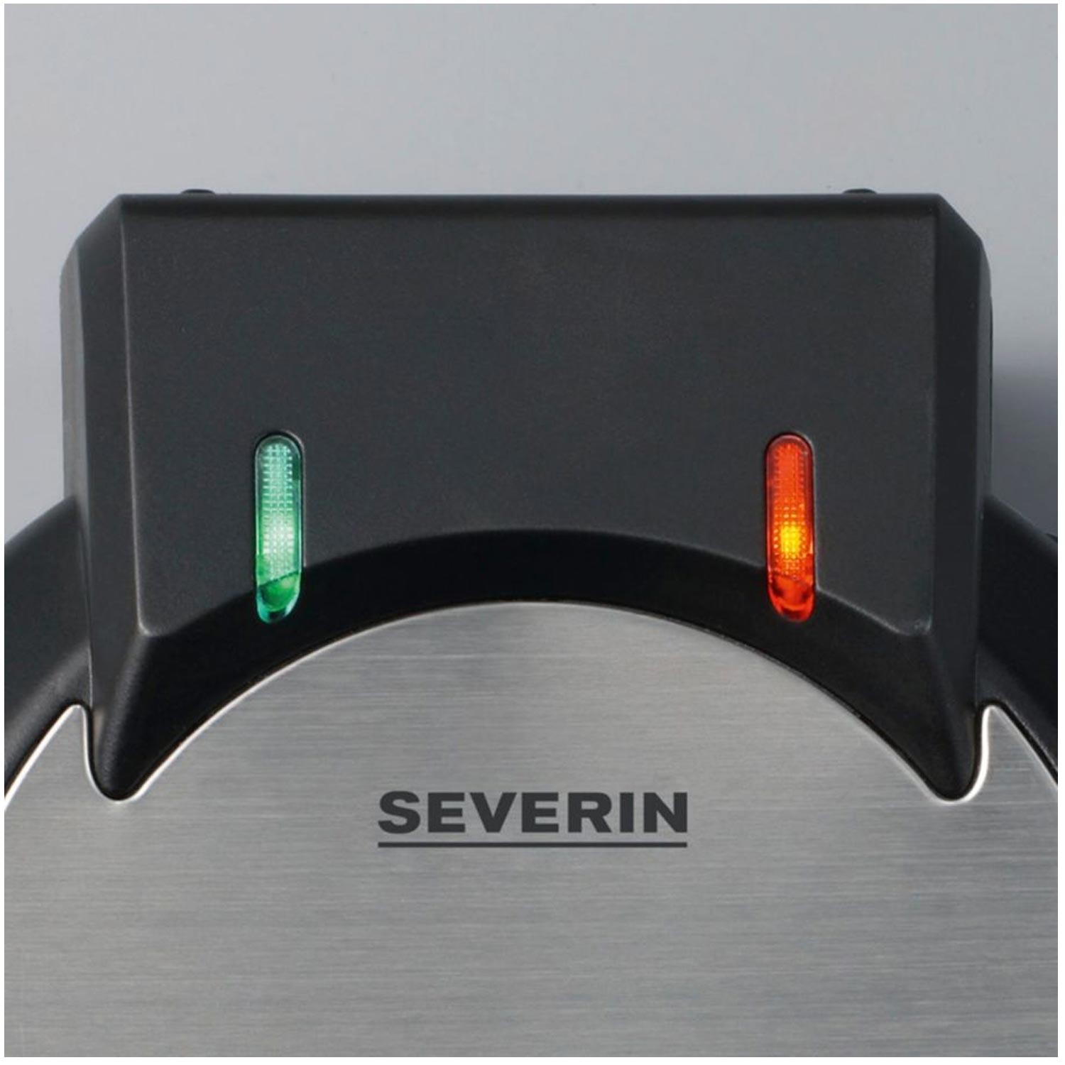 Severin WA 2103 Waffeleisen schwarz/Edelstahl