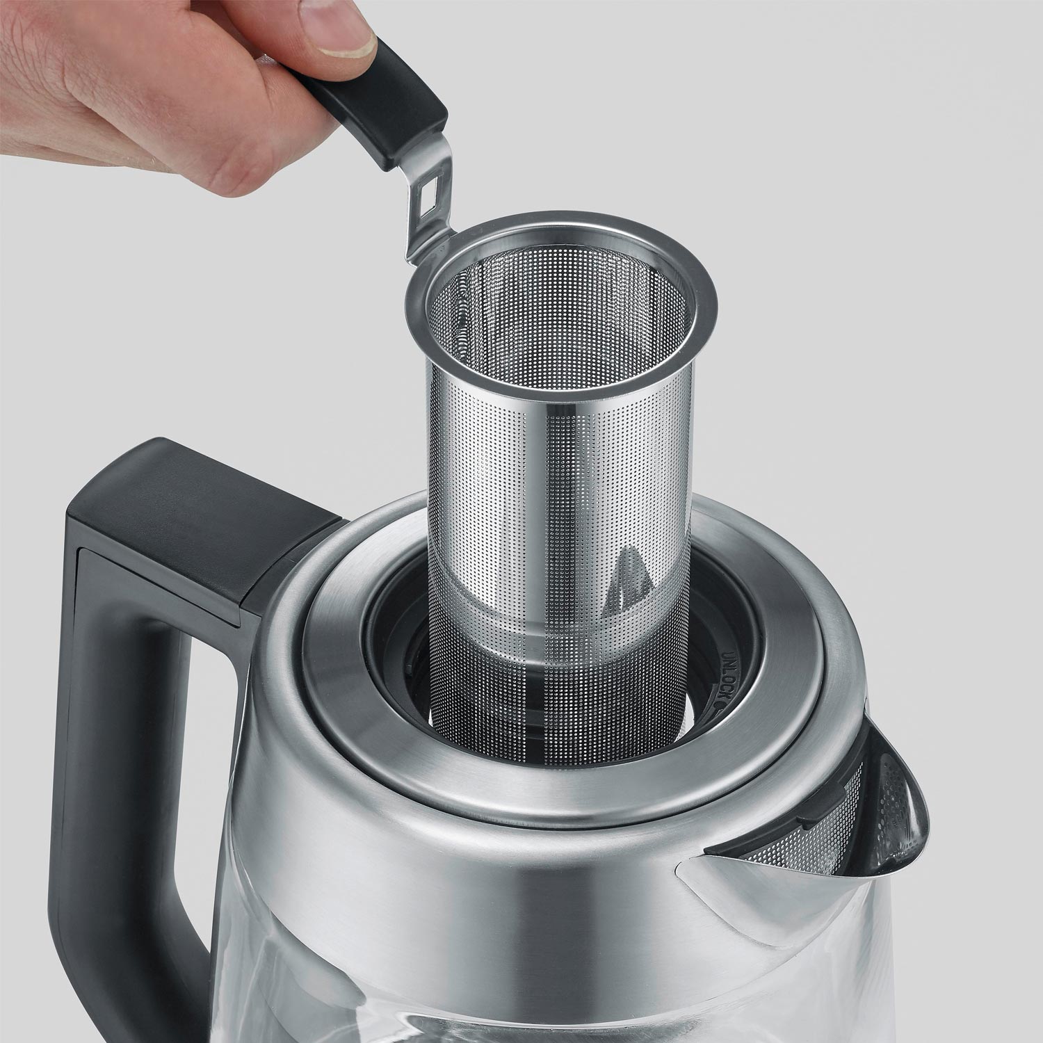 Severin WK 3480 Deluxe Tee- & Wasserkocher 1,7 L Edelstahl