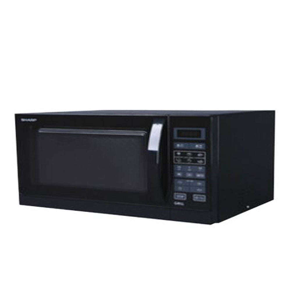 Sharp R742BKW 2-in-1 Mikrowelle mit Grill schwarz