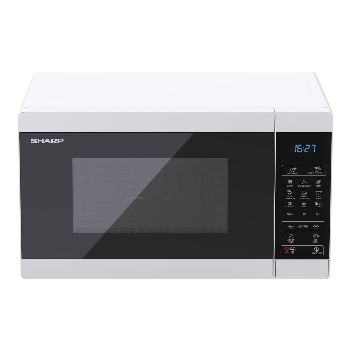 Sharp YC-MG02E-W Mikrowelle mit Grill weiß