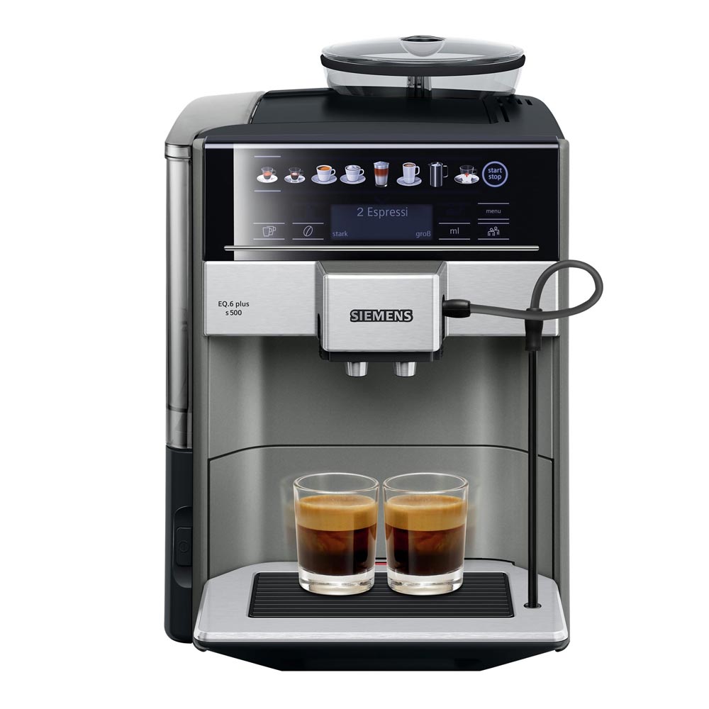 Siemens EQ.6 plus s500 TE655503DE Kaffeevollautomat grau/schwarz