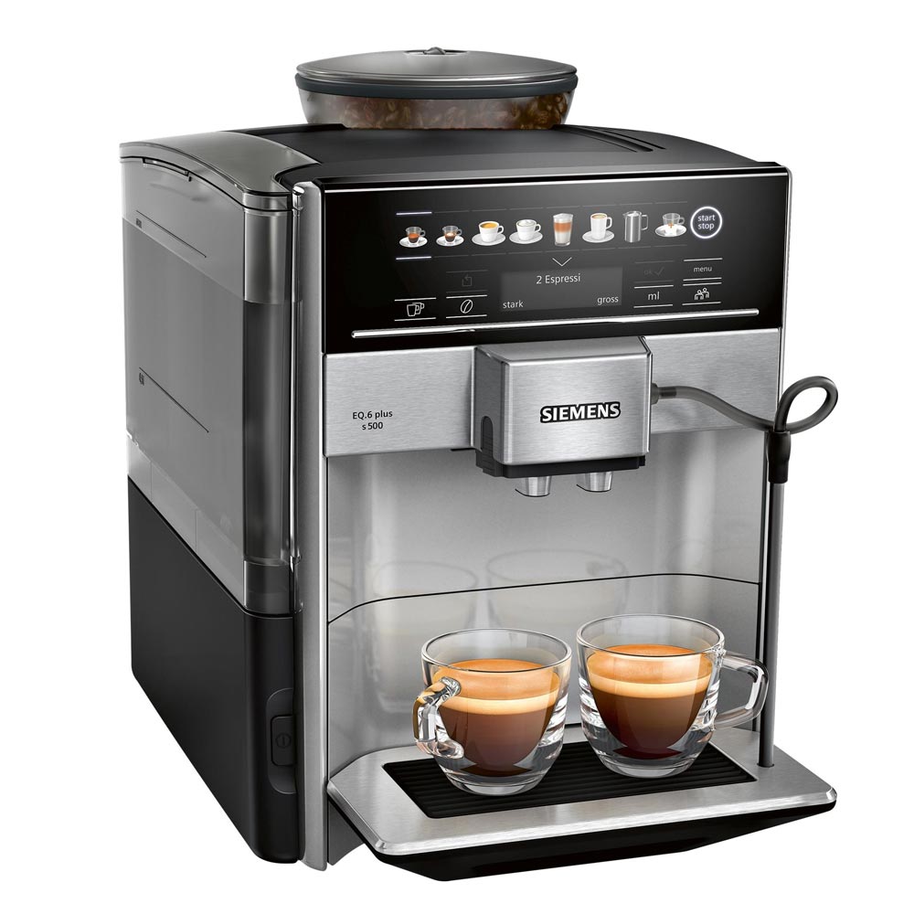 Siemens EQ.6 plus s500 TE655503DE Kaffeevollautomat grau/schwarz
