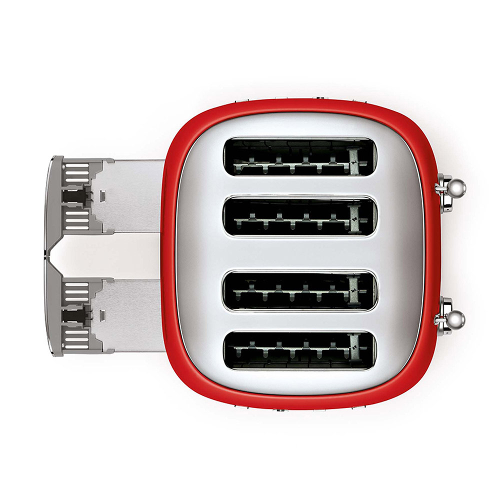 SMEG TSF03RDEU Toaster rot