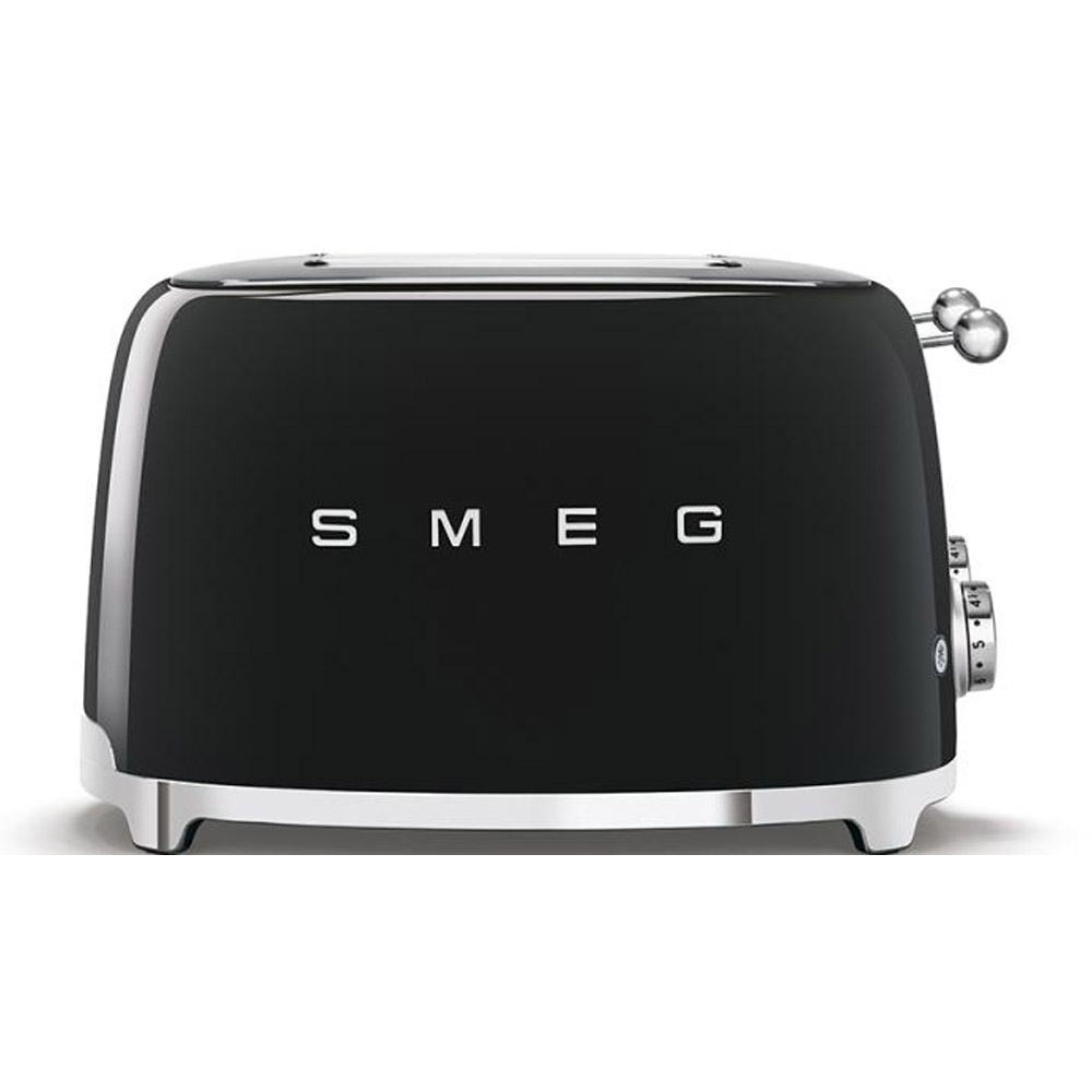 SMEG TSF03BLEU 2-Schlitz Toaster schwarz