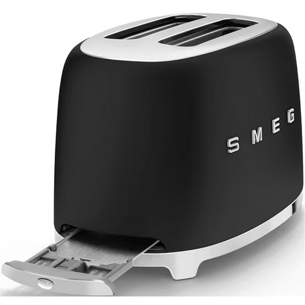 SMEG TSF01BLMEU Toaster mattschwarz