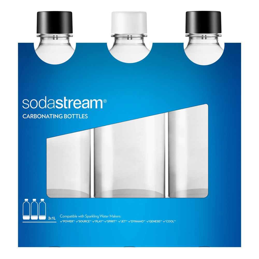 SodaStream 2260525 Wasserflasche 1 Liter 3er Pack