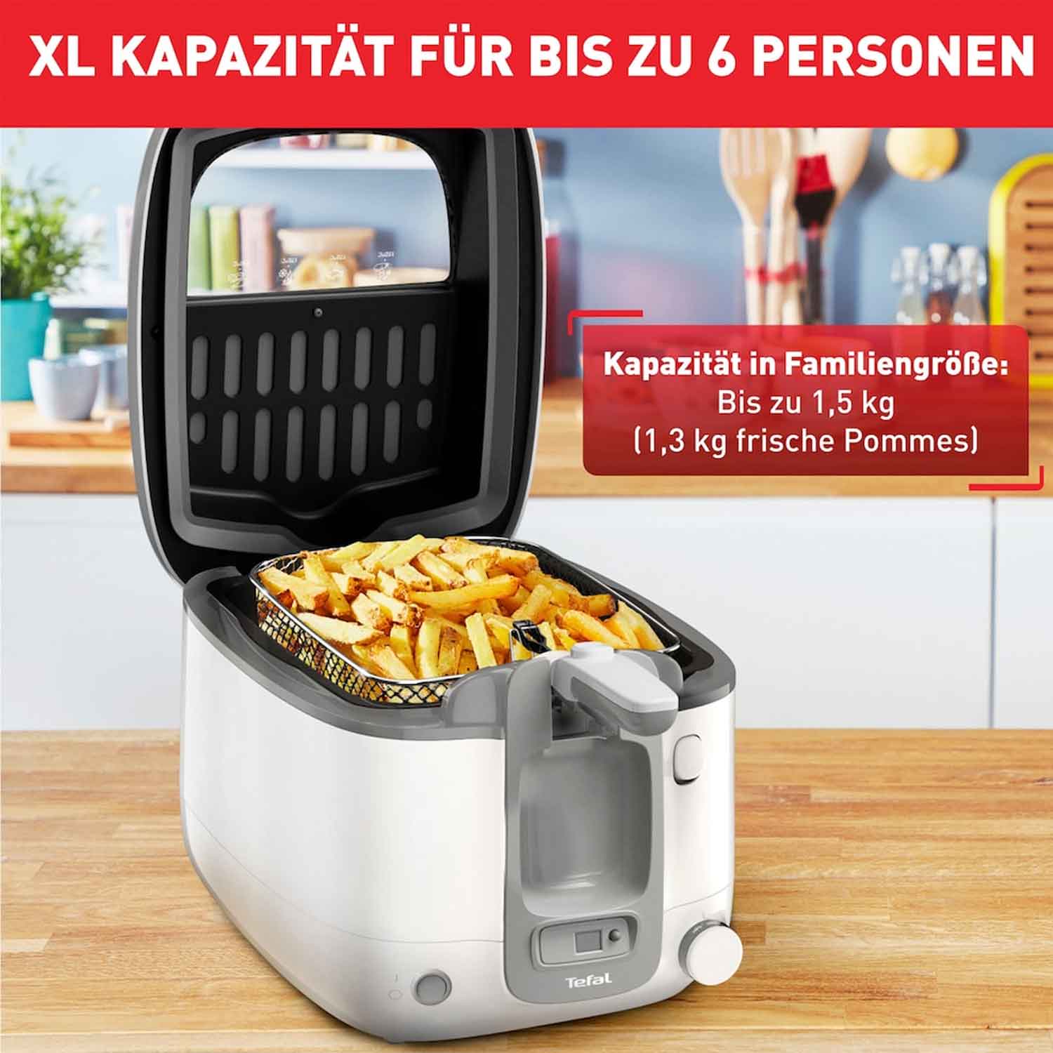 Tefal FR3141 Super Uno Fritteuse weiß/grau