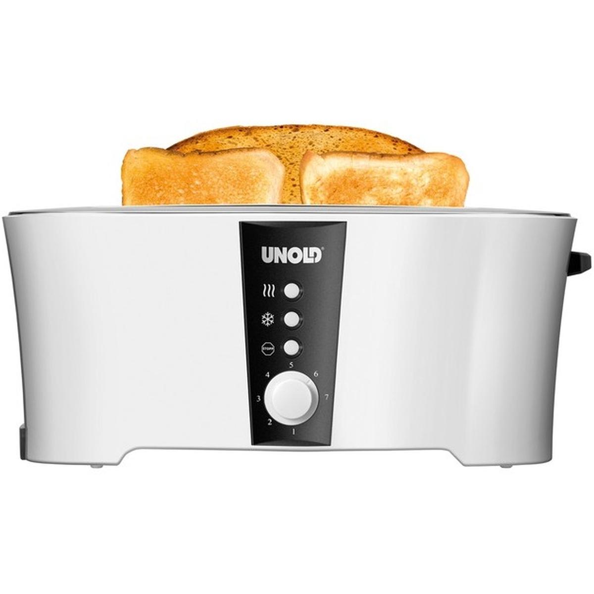 Unold 38020 Toaster weiß/schwarz