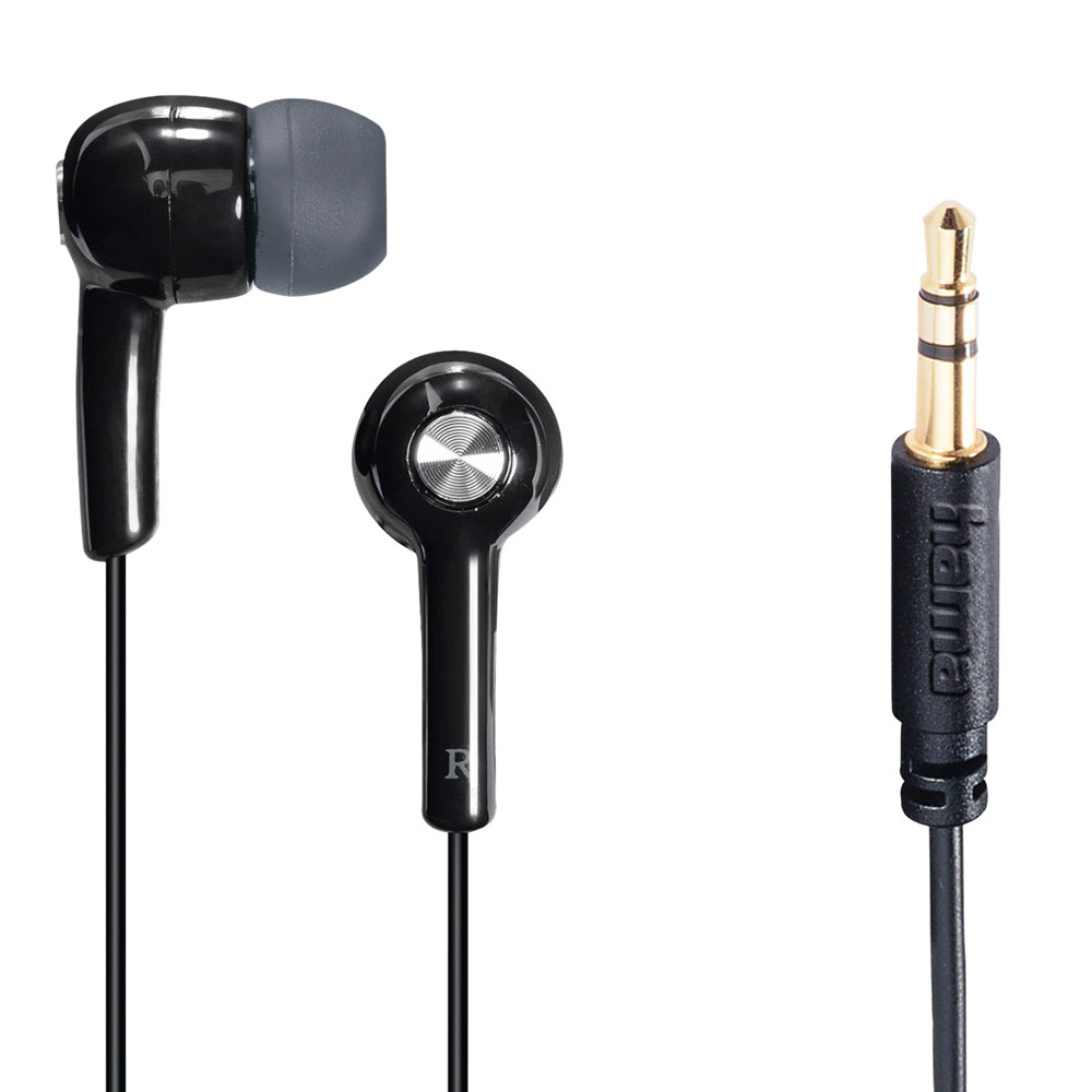 Hama Kopfhörer "Gloss", In-Ear, Schwarz