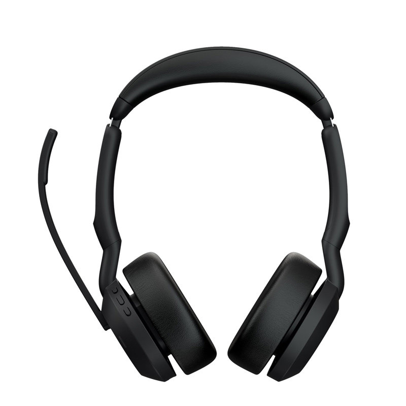Jabra Evolve2 55 schnurloses Stereo-Headset mit Ladestation und Jabra Air Comfort