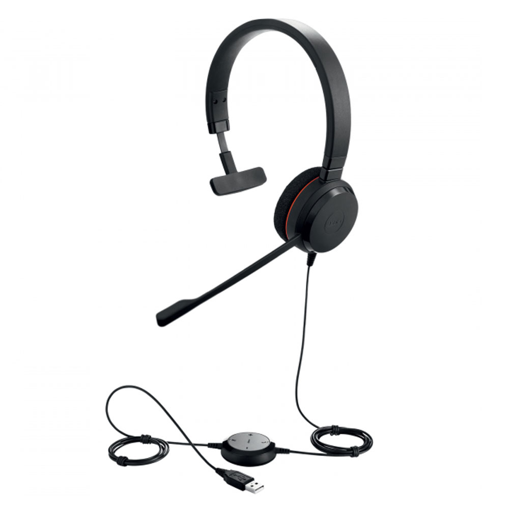Jabra Evolve 20 UC Mono Headset USB schwarz