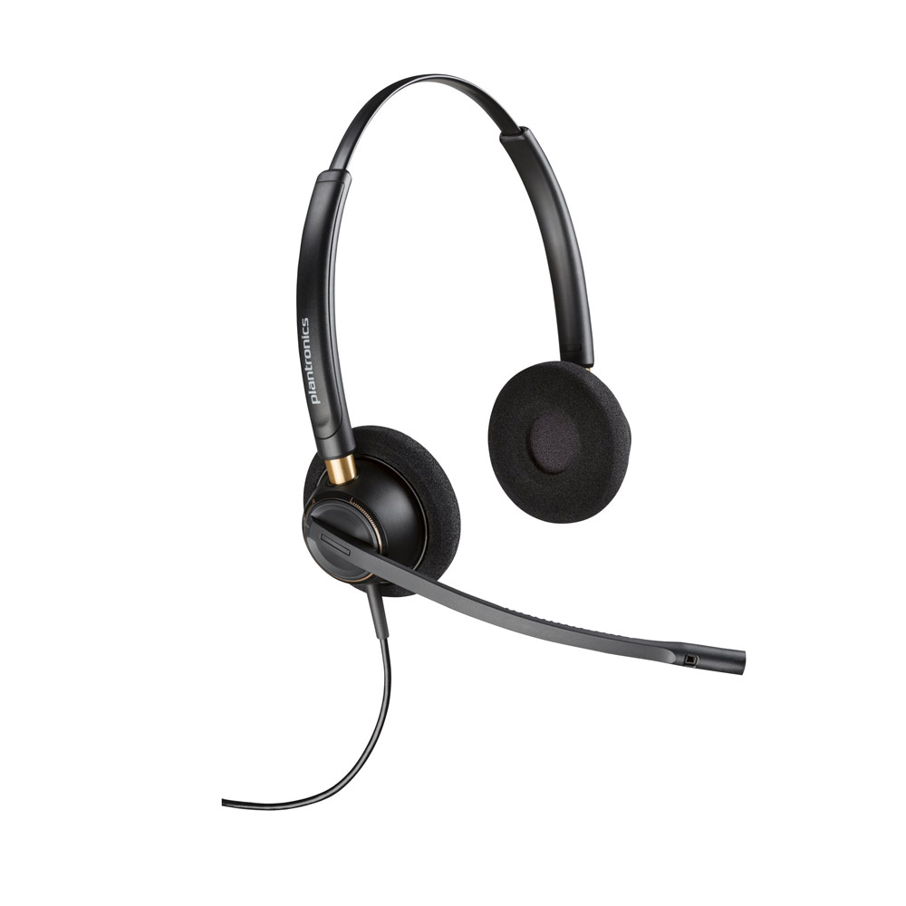 Plantronics HW520 Binaural QD Kopfhörer schwarz