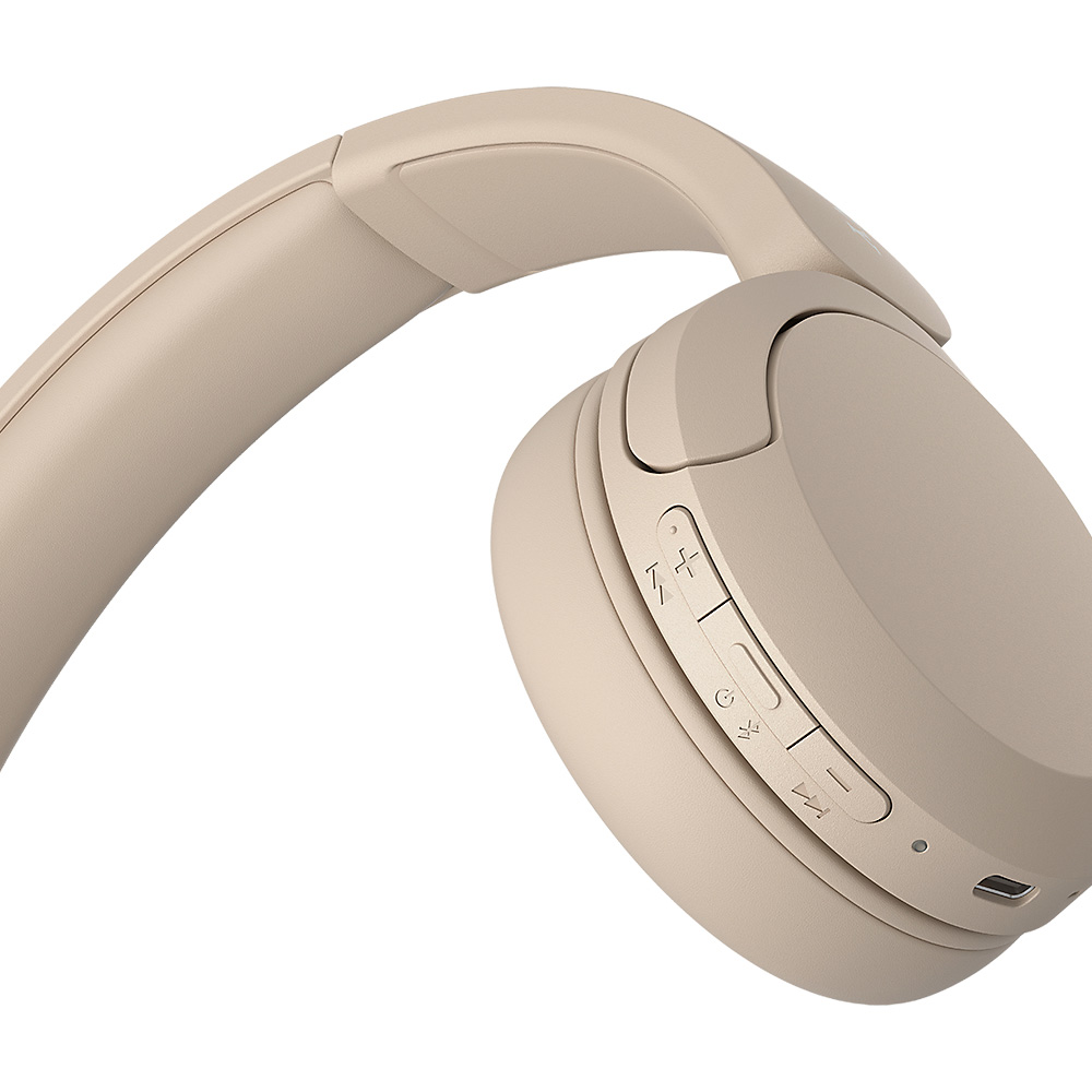Sony WH-CH520 Kabellose Bluetooth-Kopfhörer beige