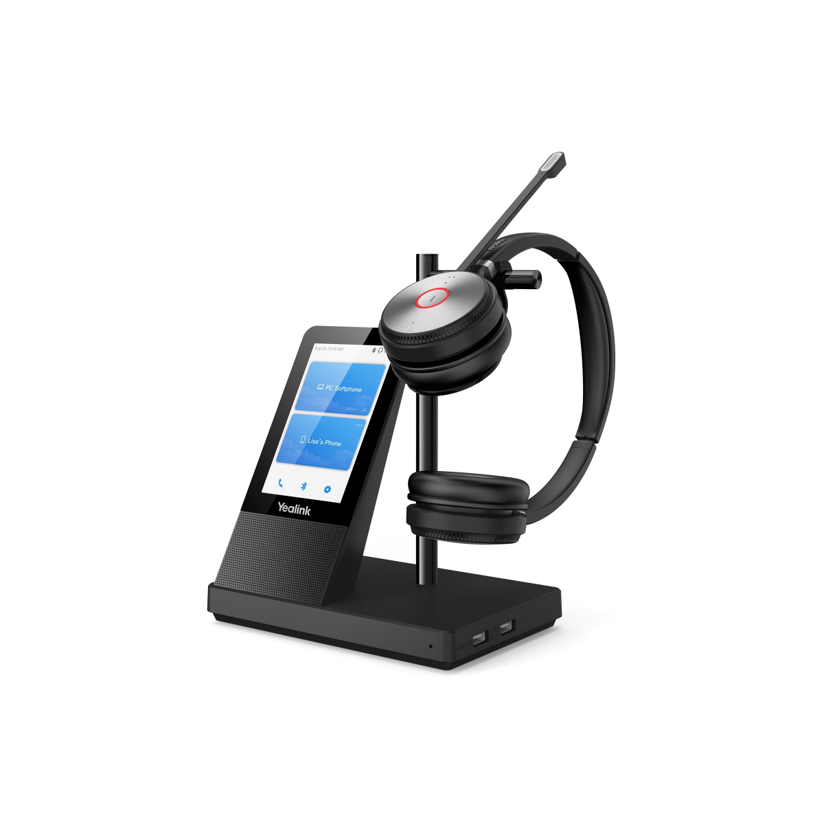 Yealink WH66 Duo DECT Wireless Headset schwarz