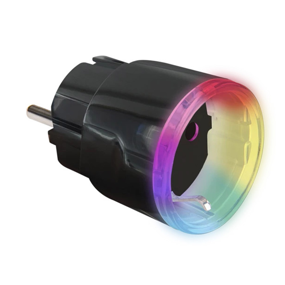 Shelly Plus Plug S Intelligente Steckdose Funktioniert mit Alexa & Google Home schwarz