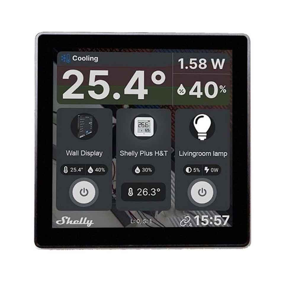 Shelly Wall Display Schwarz