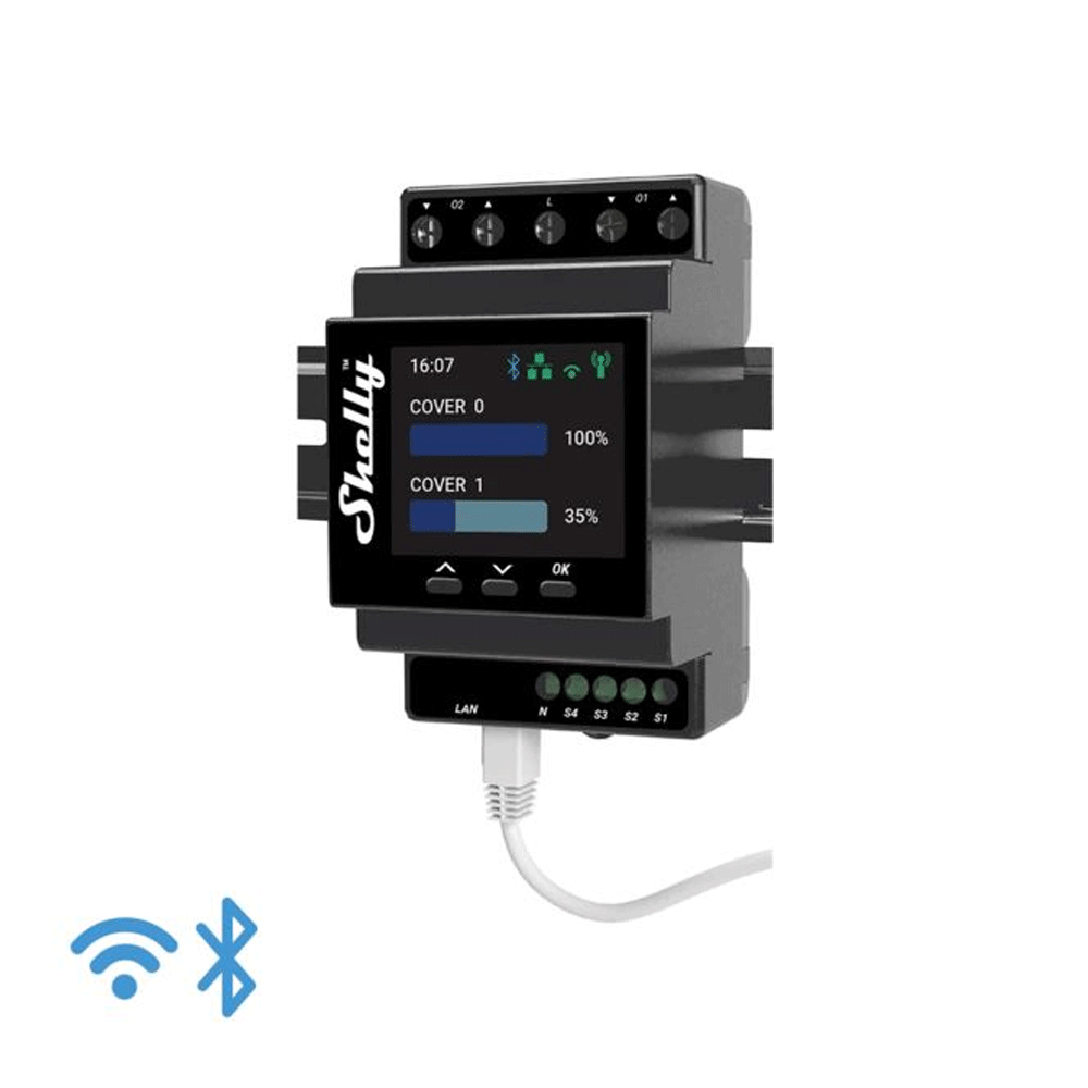 Shelly Pro Dual Cover/Shutter PM Smart Controller