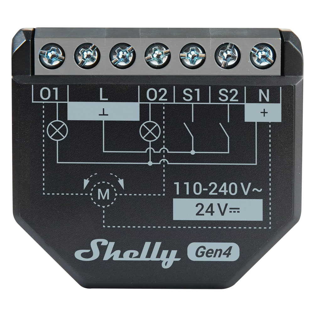 Shelly 2PM Gen4 Smart-Relaisschalter 16A