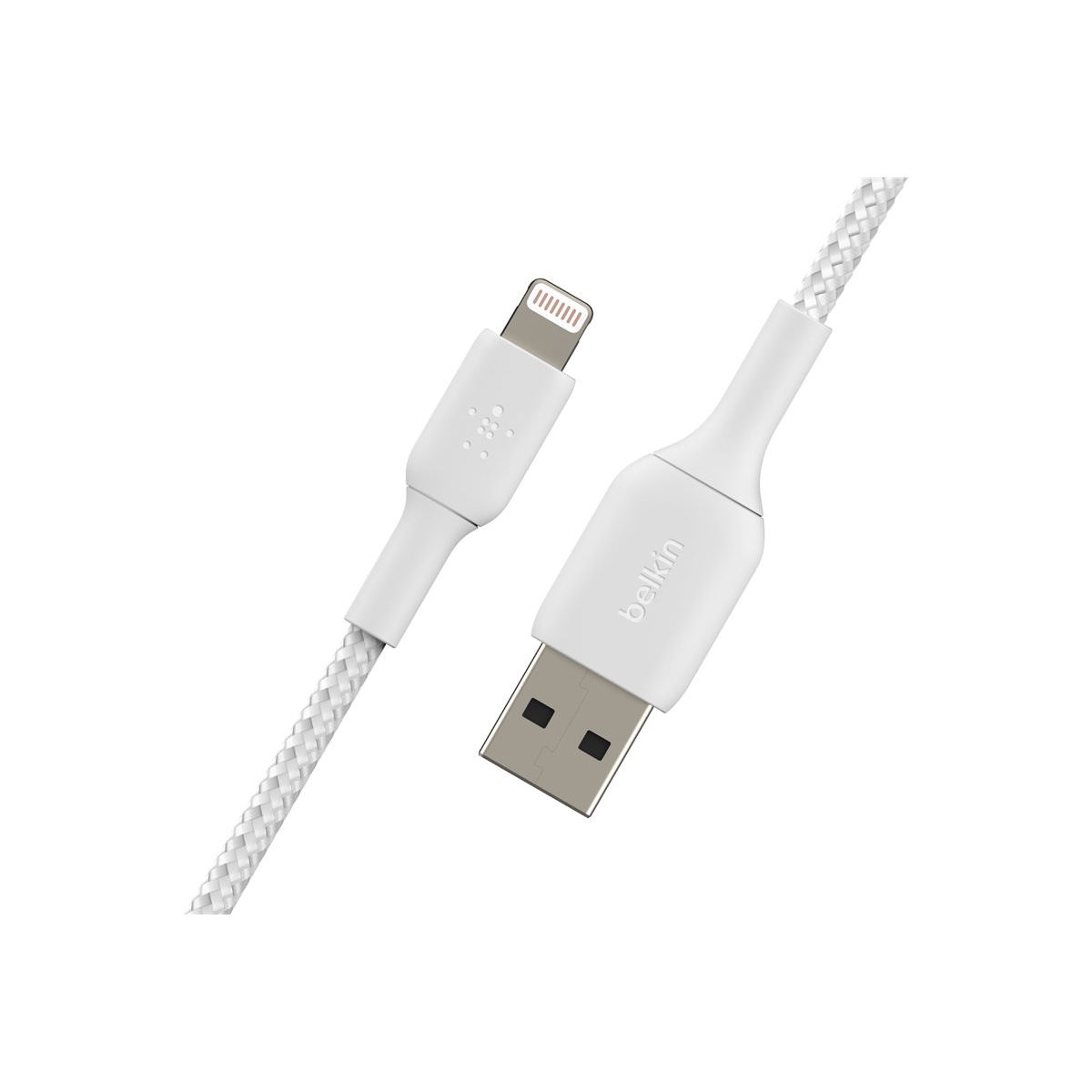 Belkin BOOST CHARGE Lightning/USB-A-Kabel Geflochten 1m weiß