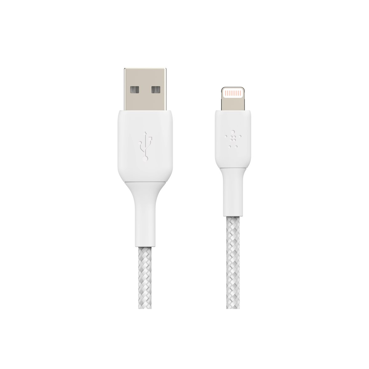 Belkin BOOST CHARGE Lightning/USB-A-Kabel Geflochten 1m weiß